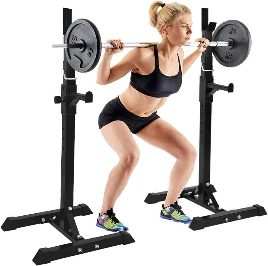 Fitplus Squat Rack Bench Press Weight Lifting Stand Pair
