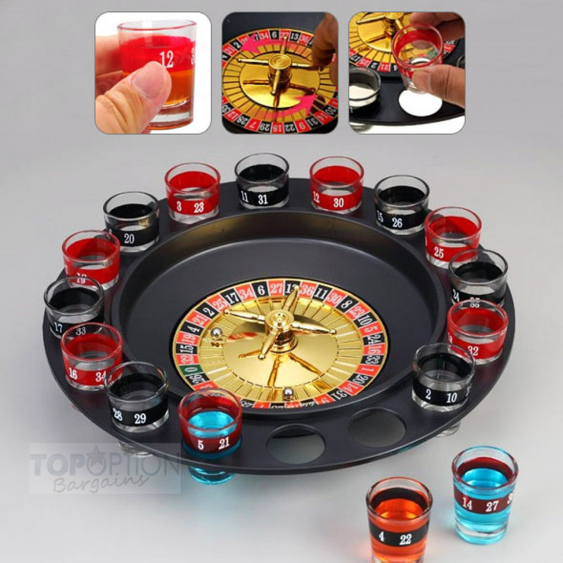 Spin and Shot Drinking Roulette Game Set