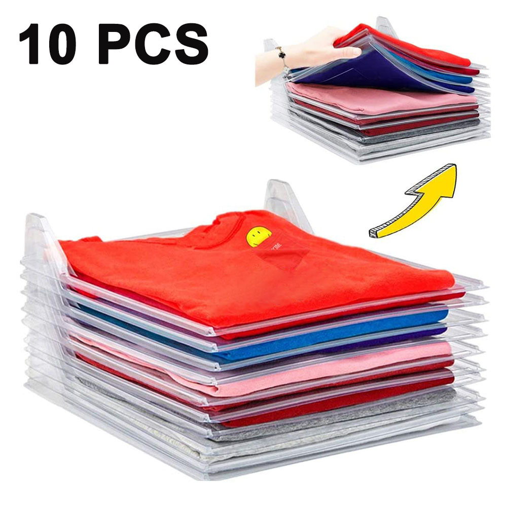 32PCS Nifogo T-Shirt Folder T-Shirt Folder-Cartella di File,Anti-umidità e Anti-Rughe. Organizzatore di Armadi,Closet Organizer 