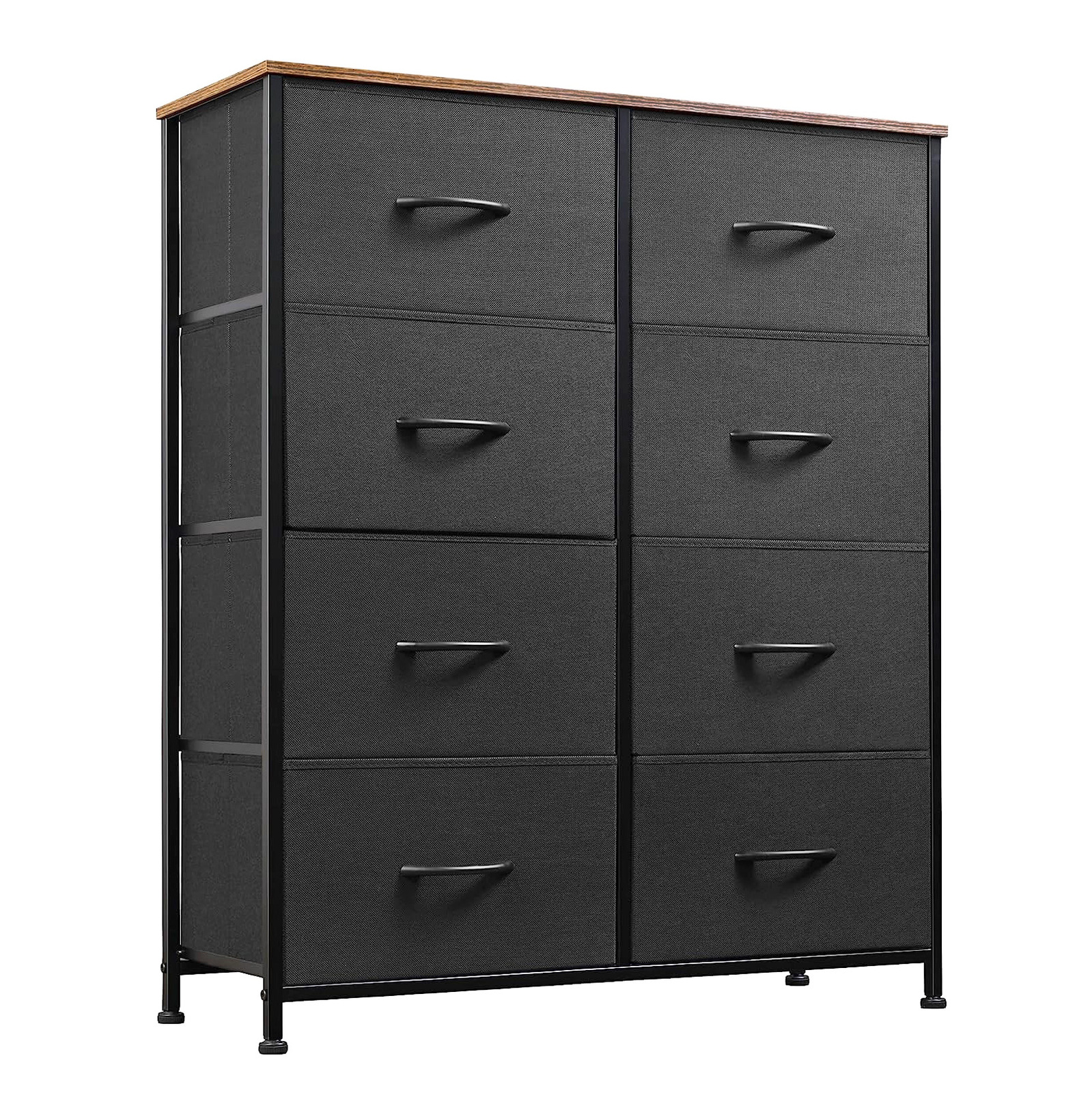 Amenity 8-Drawer Dresser Chest of Drawers Storage Organizer Unit