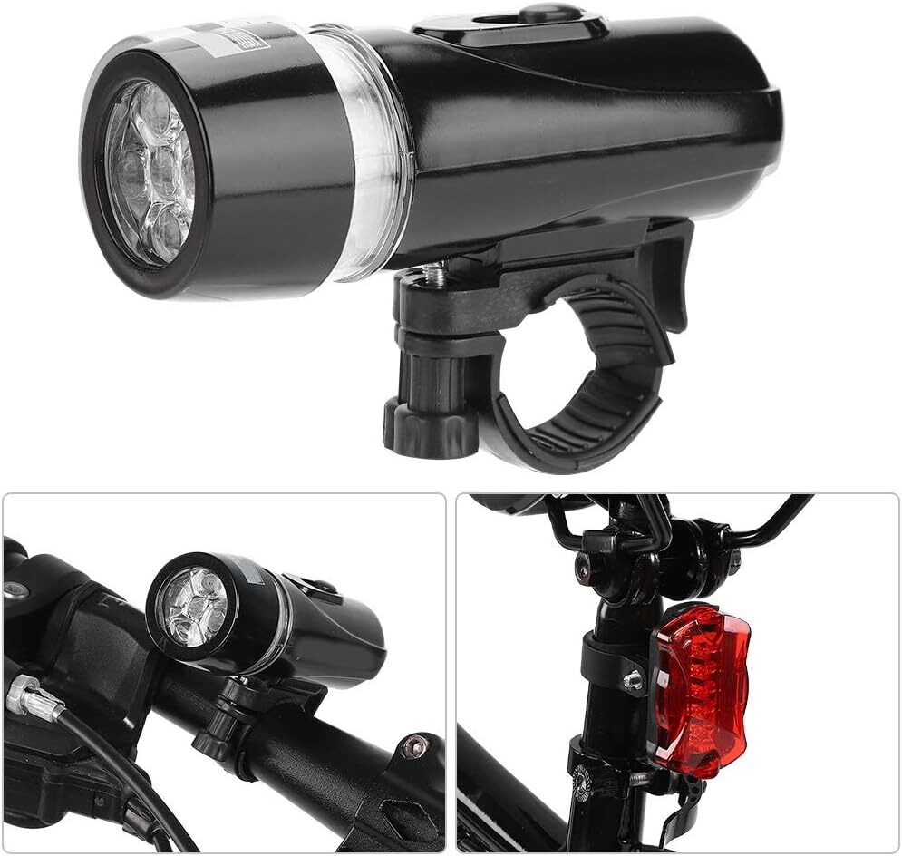 Power Beam LED Bike Light Headlight for Night Riding Waterproof Front and Tail Bicycle Lamp Lights