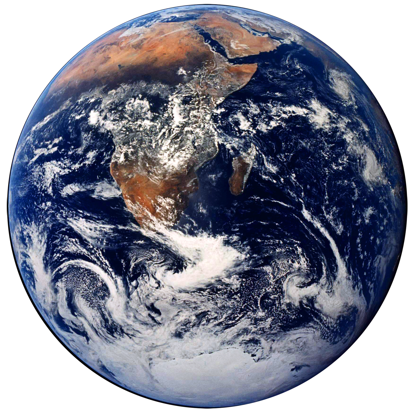 Lush Plush Infinity Earth Planet World Round Rug