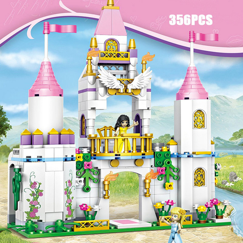 356 PCS Princess Castle Compatible Building Blocks Toy Set 