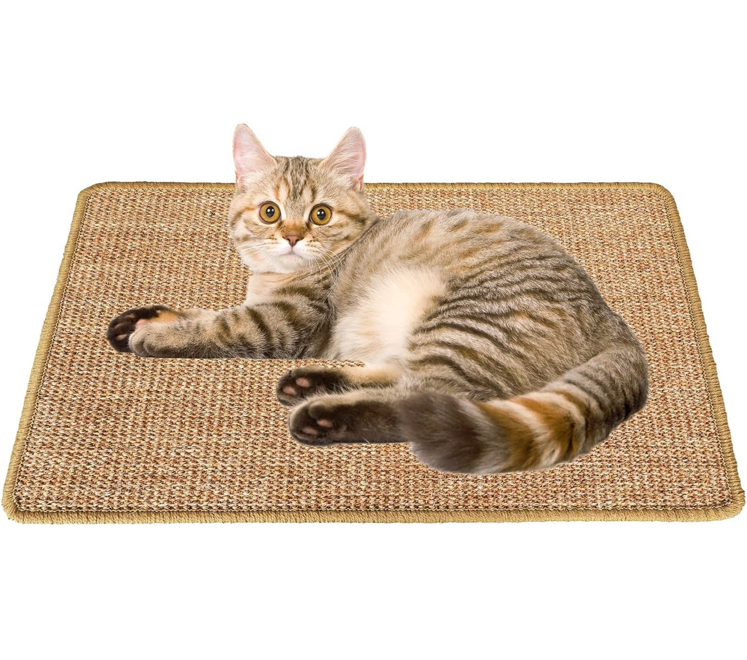 Cat Scratching Mat Sisal Scratching Post Carpet Rug Floor Pad Scratcher