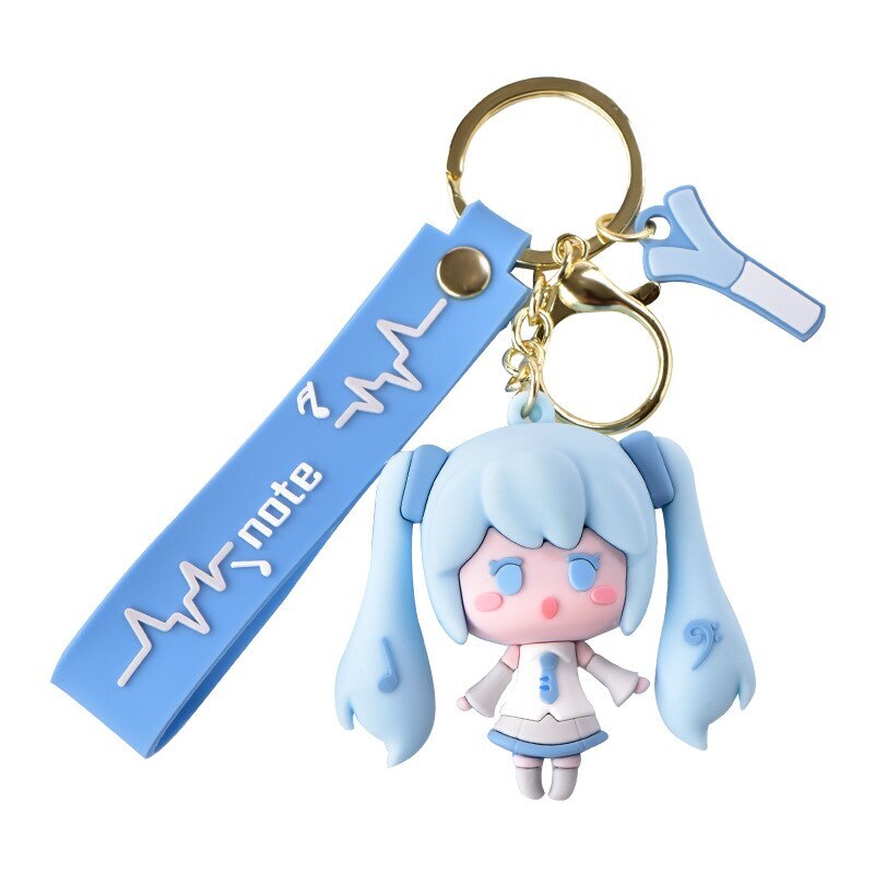 Large Cute Keychain Pendant Anime Figure Doll Keyring Toy