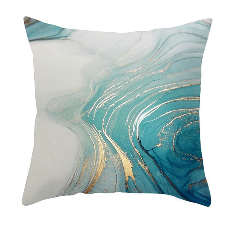Deluxe Aqua Cushion Decorative Pillowcase Throw Pillow Cover