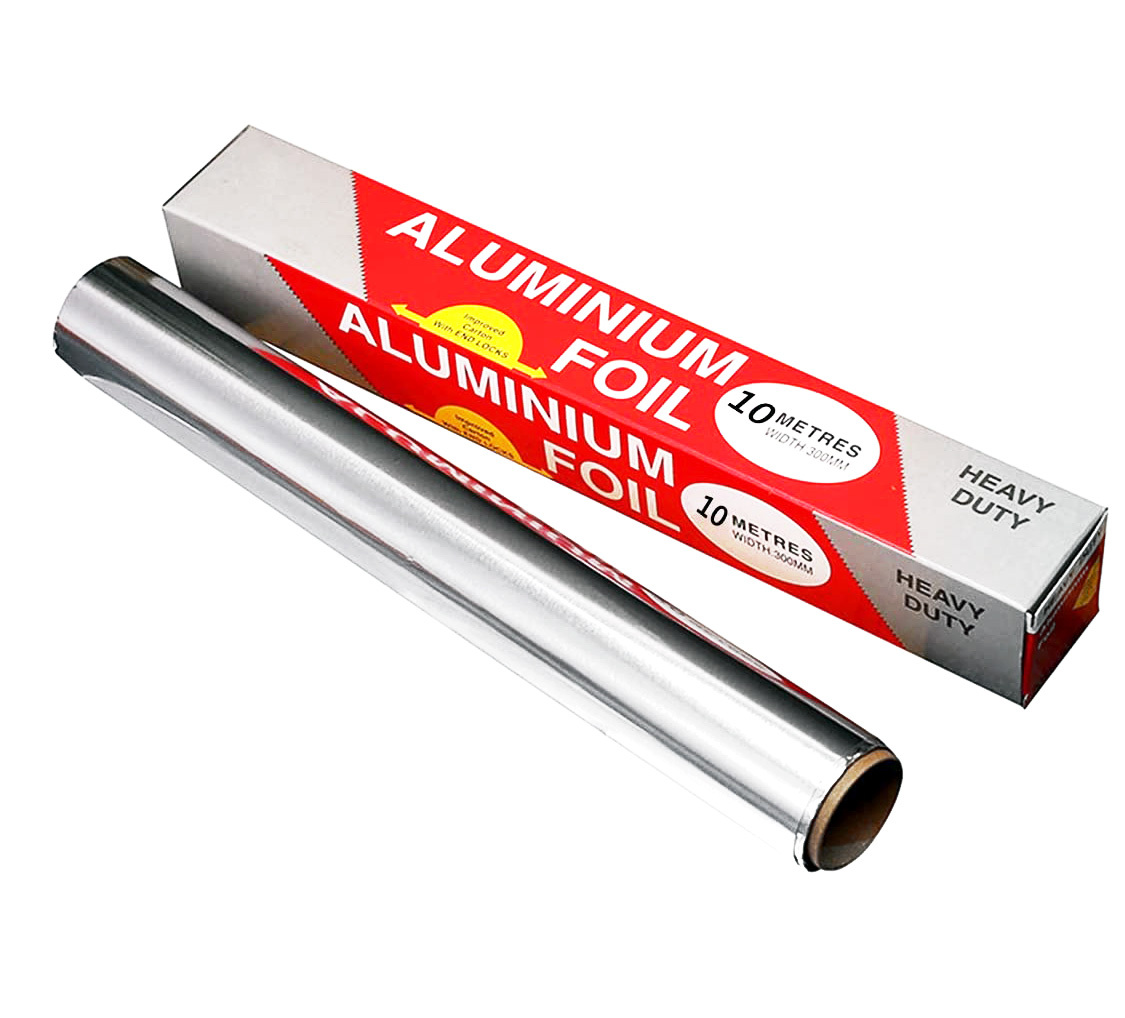 10m Heavy Duty Aluminum Foil Roll for Cooking, Baking, Grilling, Food Storage