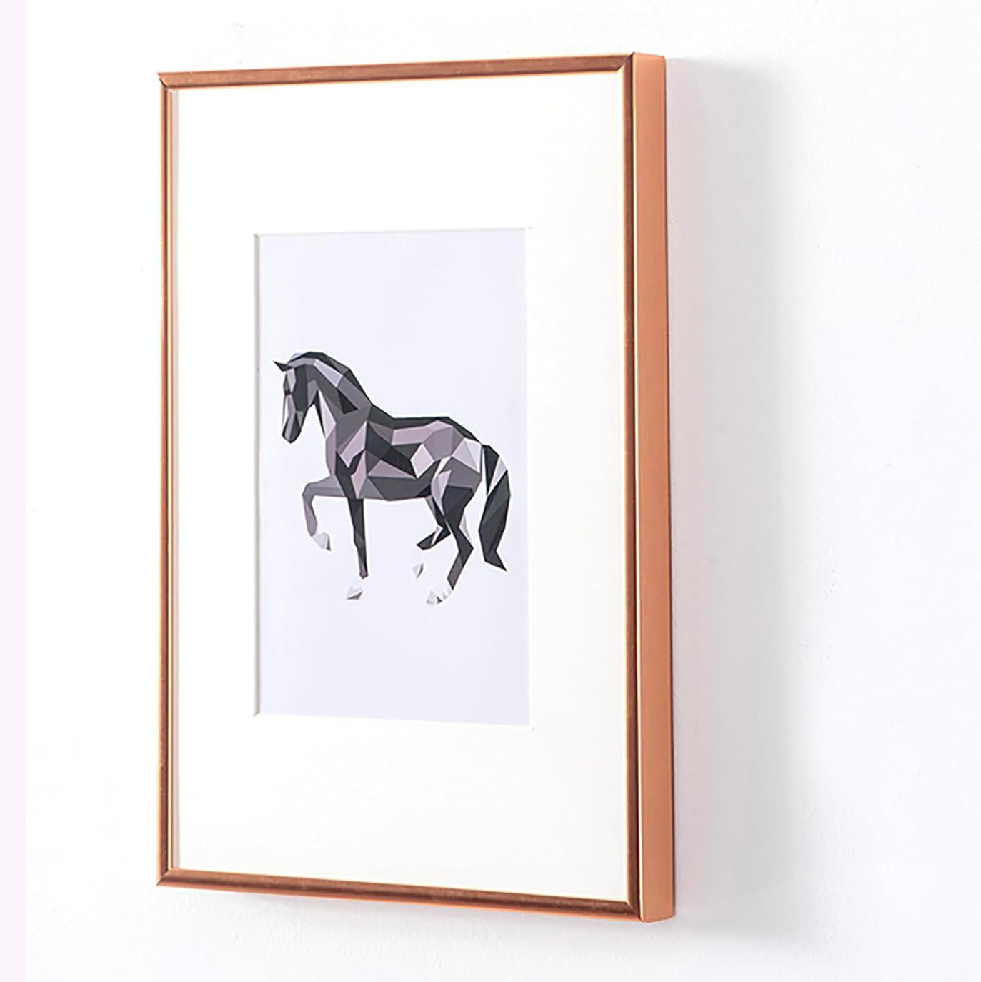 A3 Wooden Picture Photo Art Frame (Rose Gold)