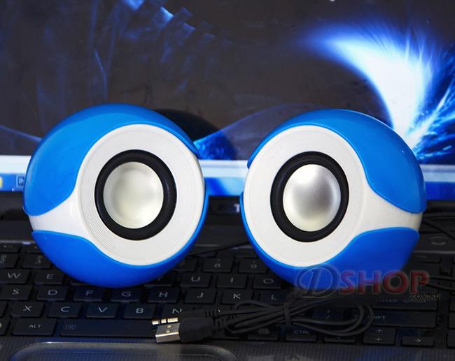 Big Eye USB Computer Speakers (BLUE)