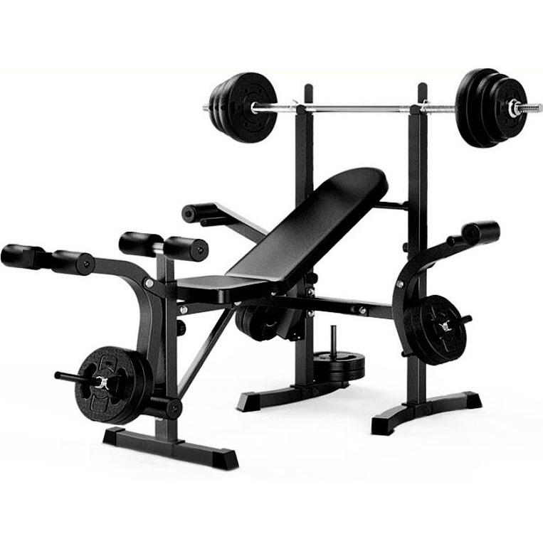 Multi-function All-in-One Adjustable Weight Bench Press Home Gym