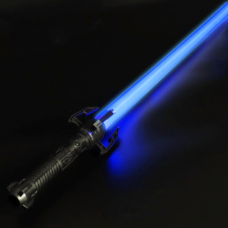 2 PCS Lightsaber Laser Sword Toys 2-in-1 Dueling Light Saber (Blue)