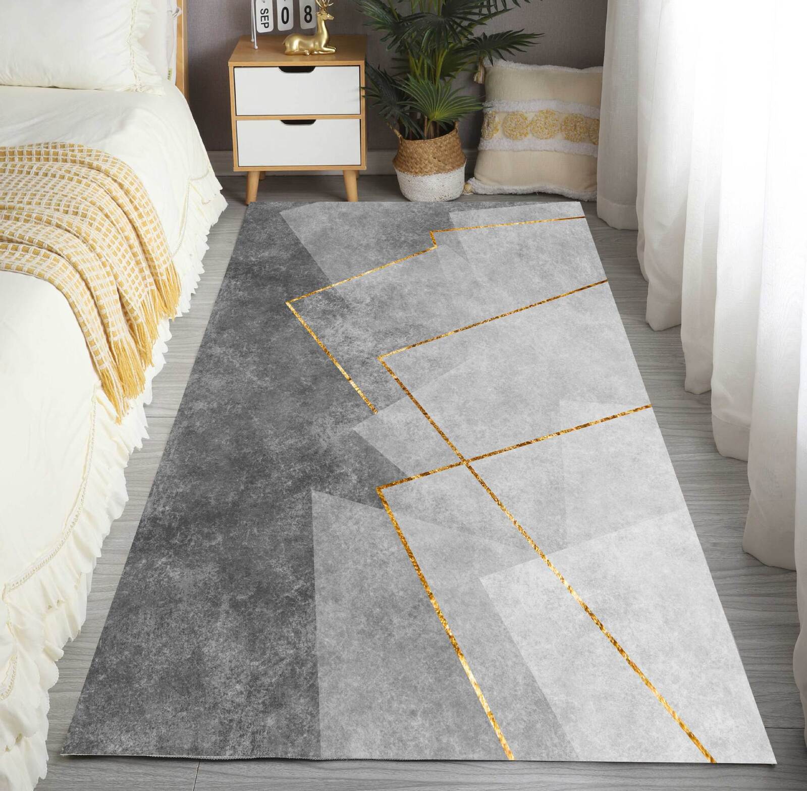 Grandeur Hallway/Bedroom Runner Area Rug Carpet Mat (80 x 200)