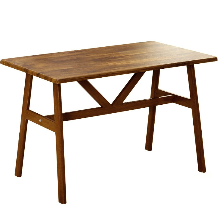 Apollo Wood and Steel Dining Table (Walnut)