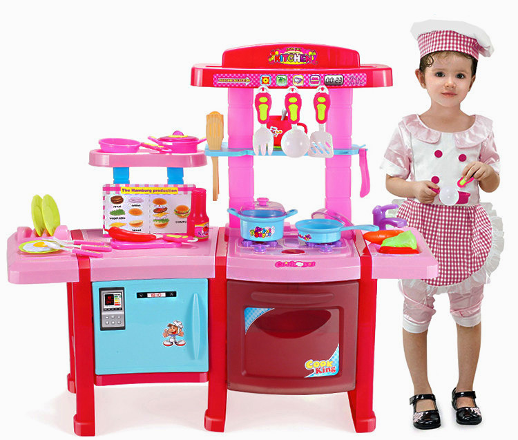 Deluxe Multifunction Kitchen Kids Pretend Play Toy Set