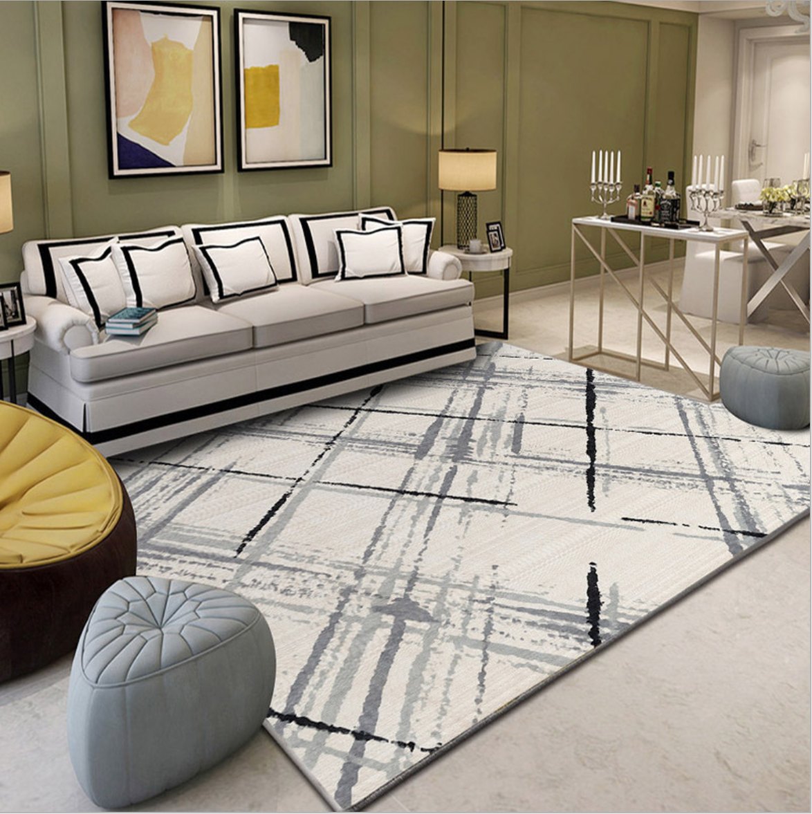 Large Latitude Rug Carpet Mat (230 x 160)