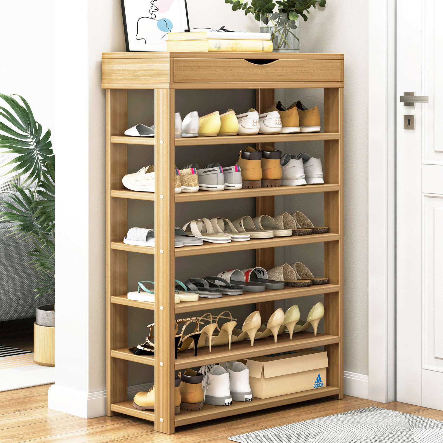 Simple Multilayer Shoe Rack Nonwoven Storage Closet Home Dorm Entryway  Space-saving Shoe Stand Holder Shoe Cabinet with Zipper - Price history &  Review | AliExpress Seller - LEHUOSHIGUANG Store | Alitools.io