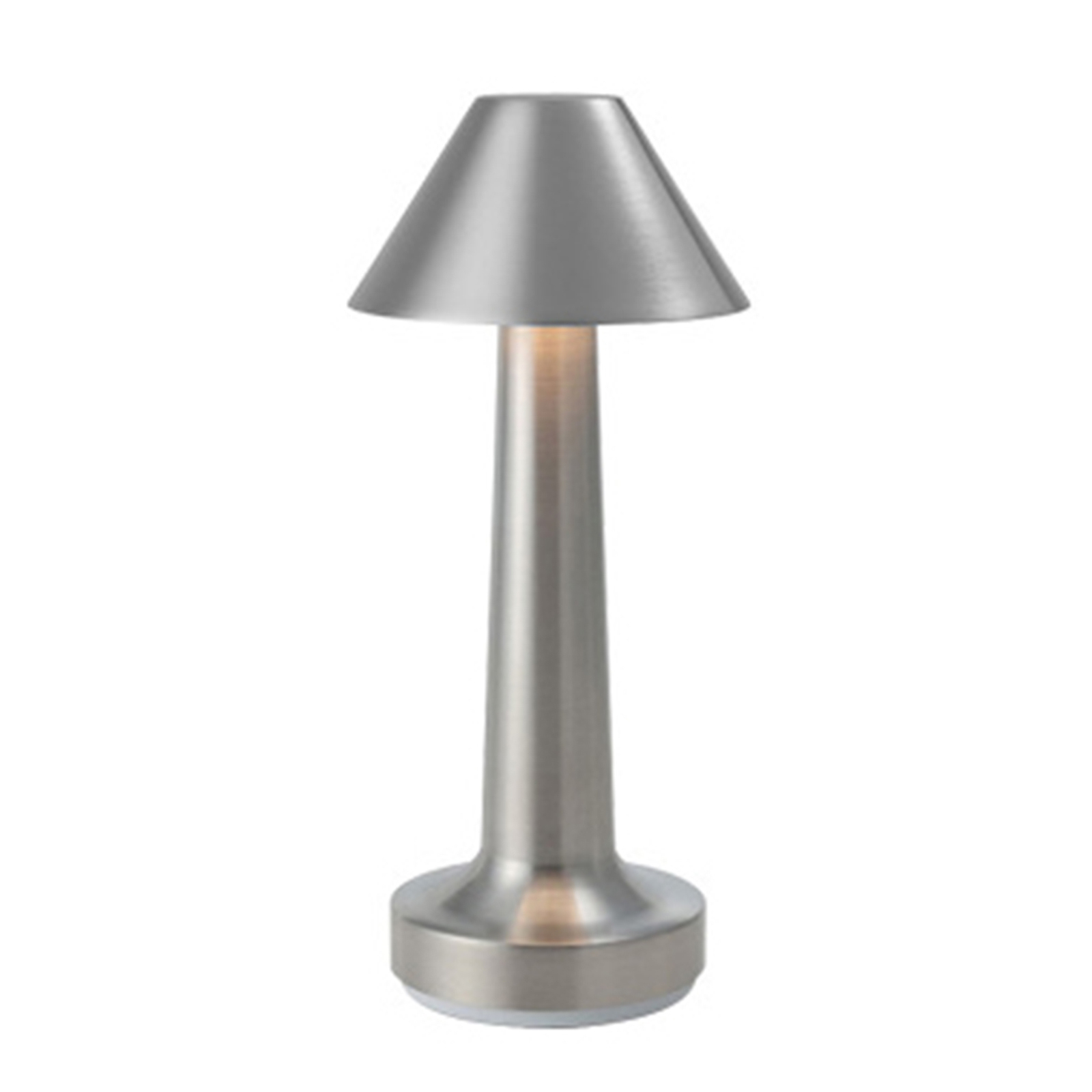 Luxe Designer LED Table Lamp Cordless Touch Sensor Night Light (Silver)