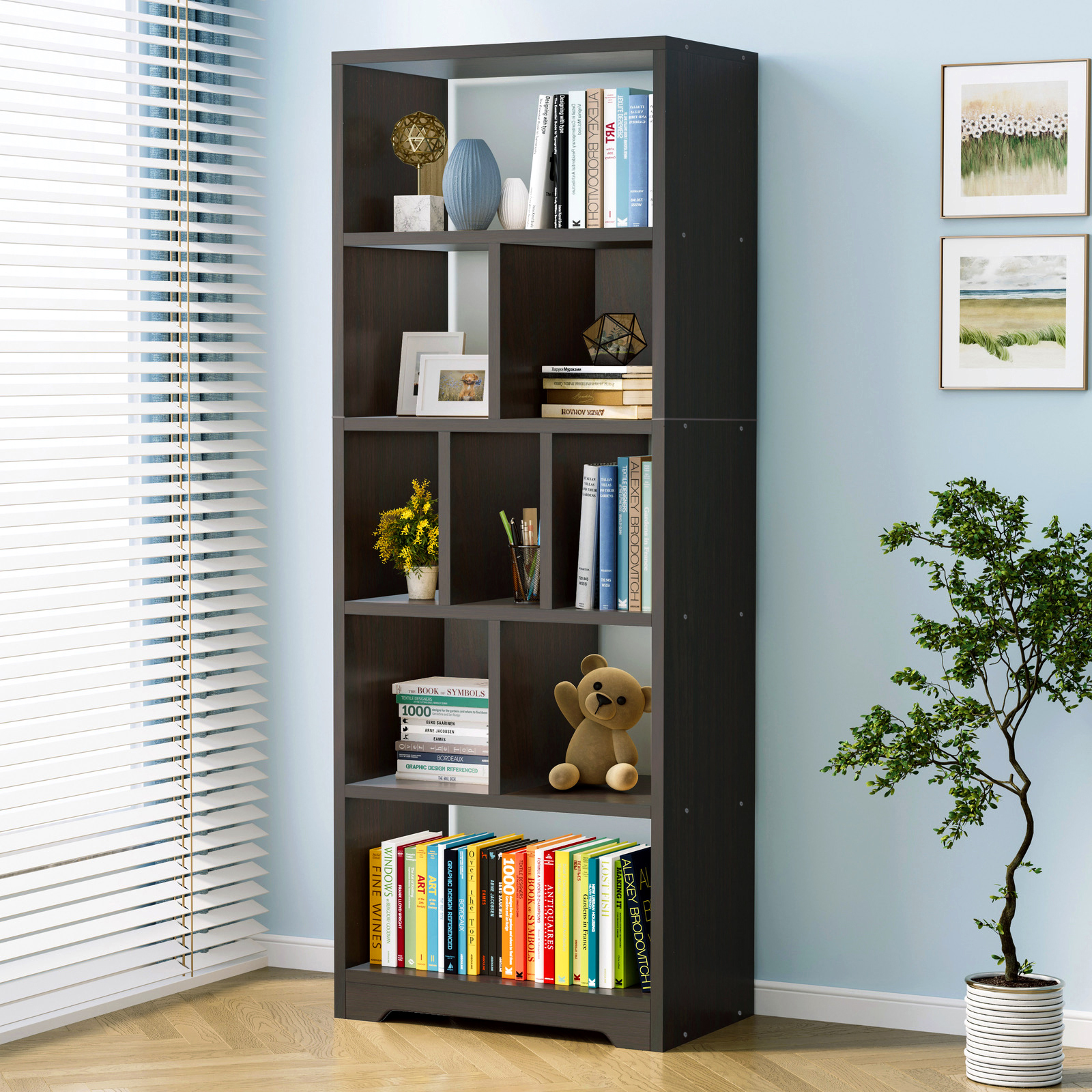Aurora 1800mm Streamline Tall Display, Bookcase Display Shelf