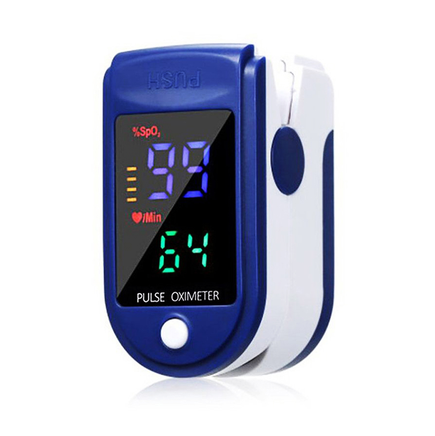 Finger Pulse Oximeter Blood Oxygen Saturation Monitor Heart Rate
