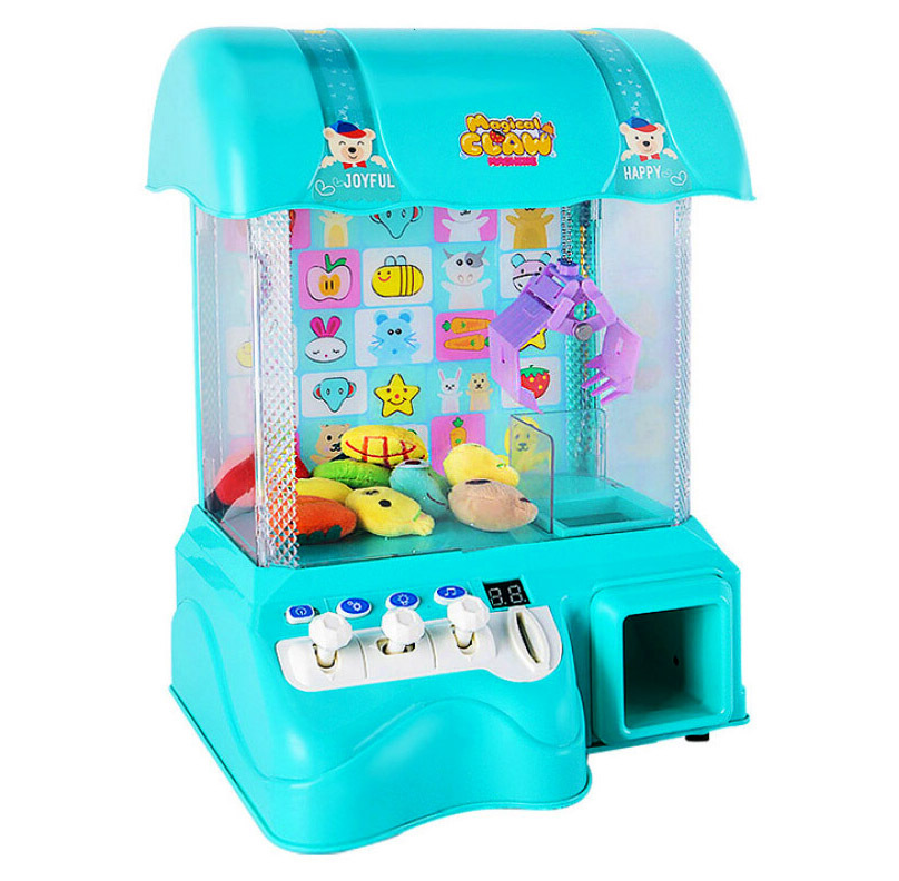 Deluxe Arcade Game Toy Claw Vending Machine (Aqua Blue)