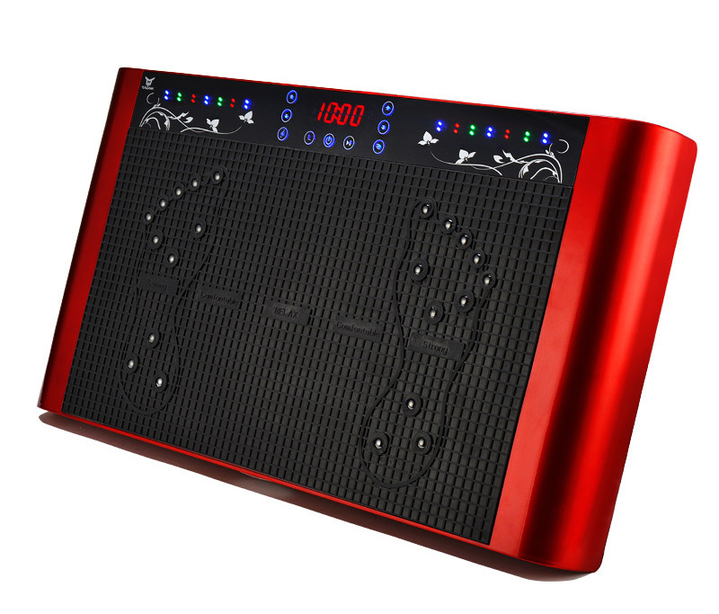 Music & Lights XL Fitness Vibration Machine (Red)