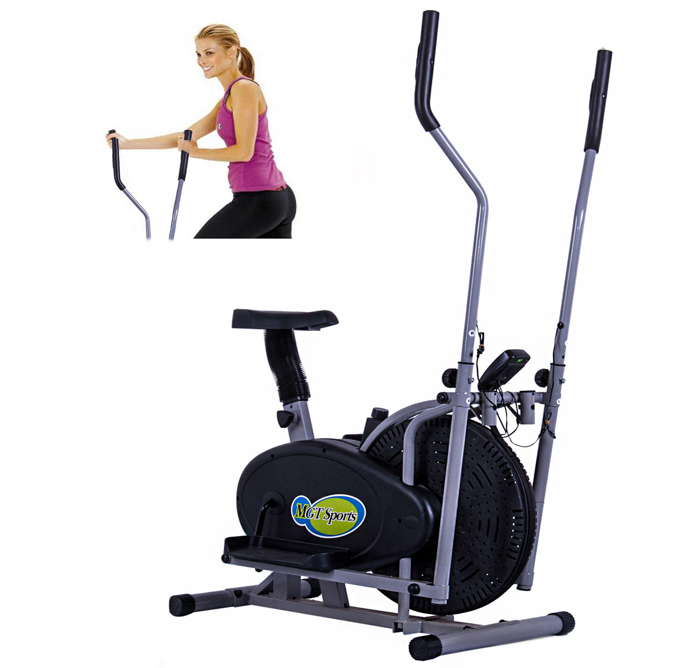 Fitplus All-in-one Elliptical Cross Trainer and Exercise Bike 