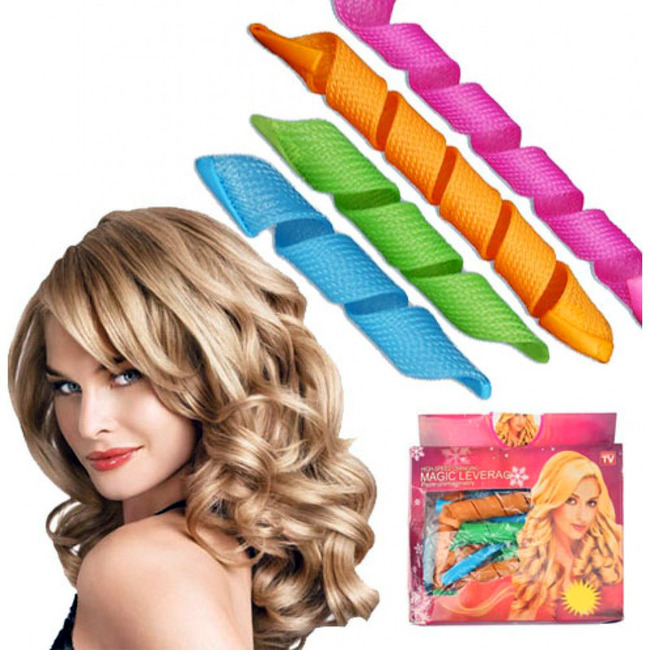 Magic Leverag Hair Curler Pack (Pink Box)