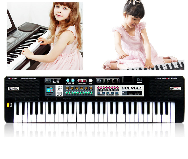 61 Keys Deluxe Electronic Musical Keyboard Toy Piano