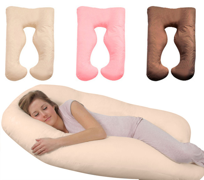 Pillow Case for Large Comfort Support Body Pillow (Pillowcase Only) (Pink)