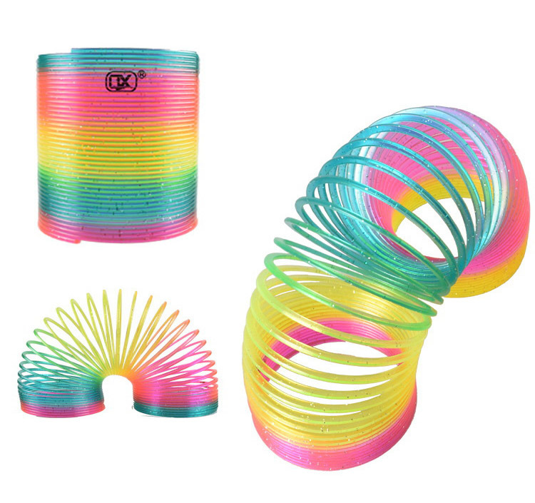 Rainbow Slinky Spring Fidget Toy