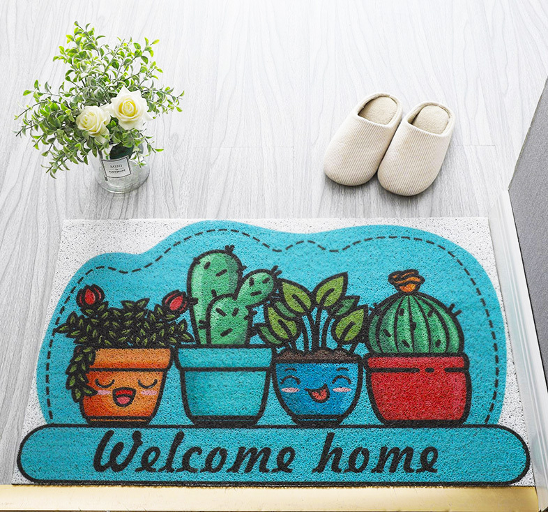 Super Absorbent Floor Bath Door Mat Non-Slip Rug Doormat - Welcome Home Plants 