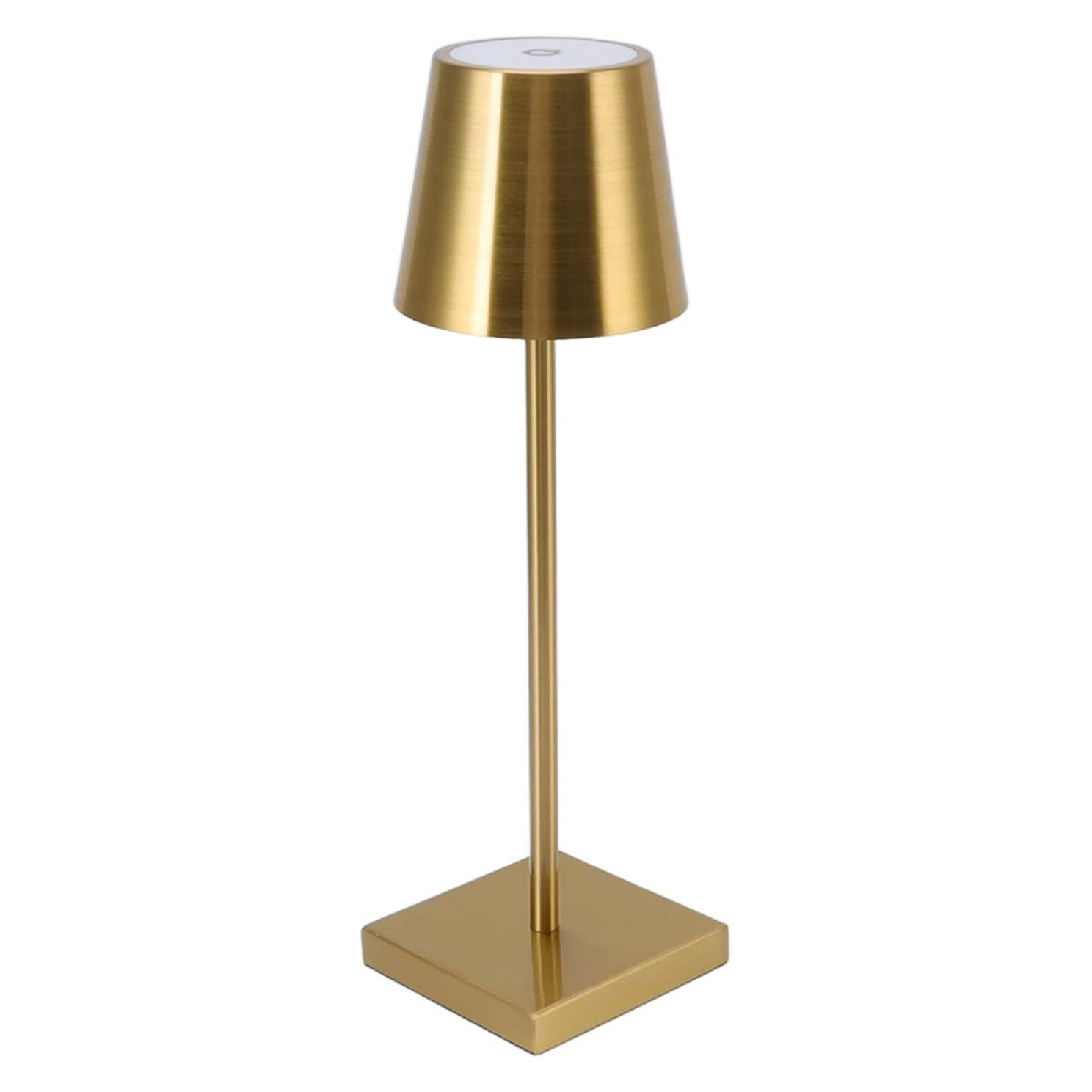 Luxury Designer LED Metal Tall Table Lamp Cordless Touch Sensor Night Light (Gold)