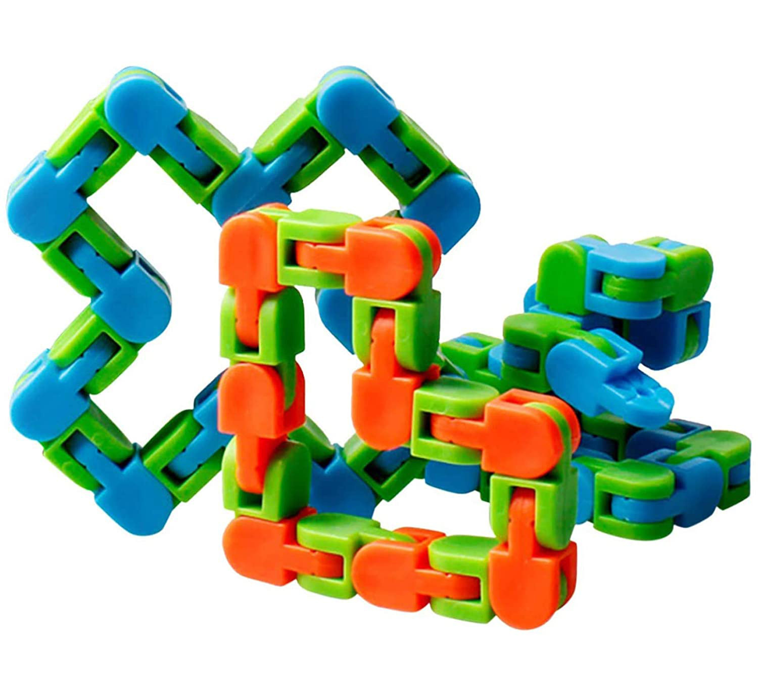 24 Links Wacky Track Snake Puzzle Fidget Toy