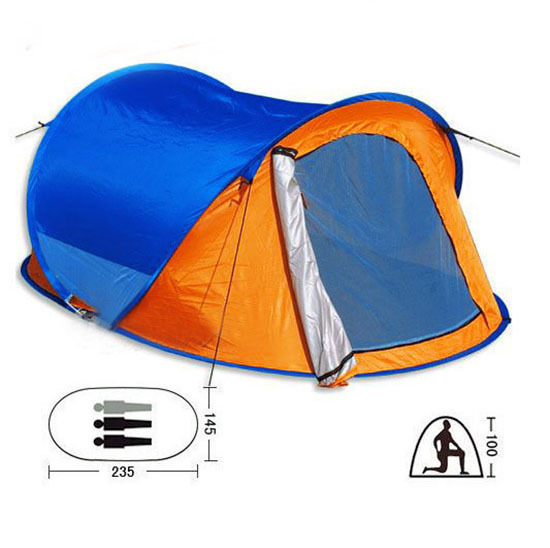 Pop Up Tent - Instant Set Up 2-Person Tent Round Carry Bag
