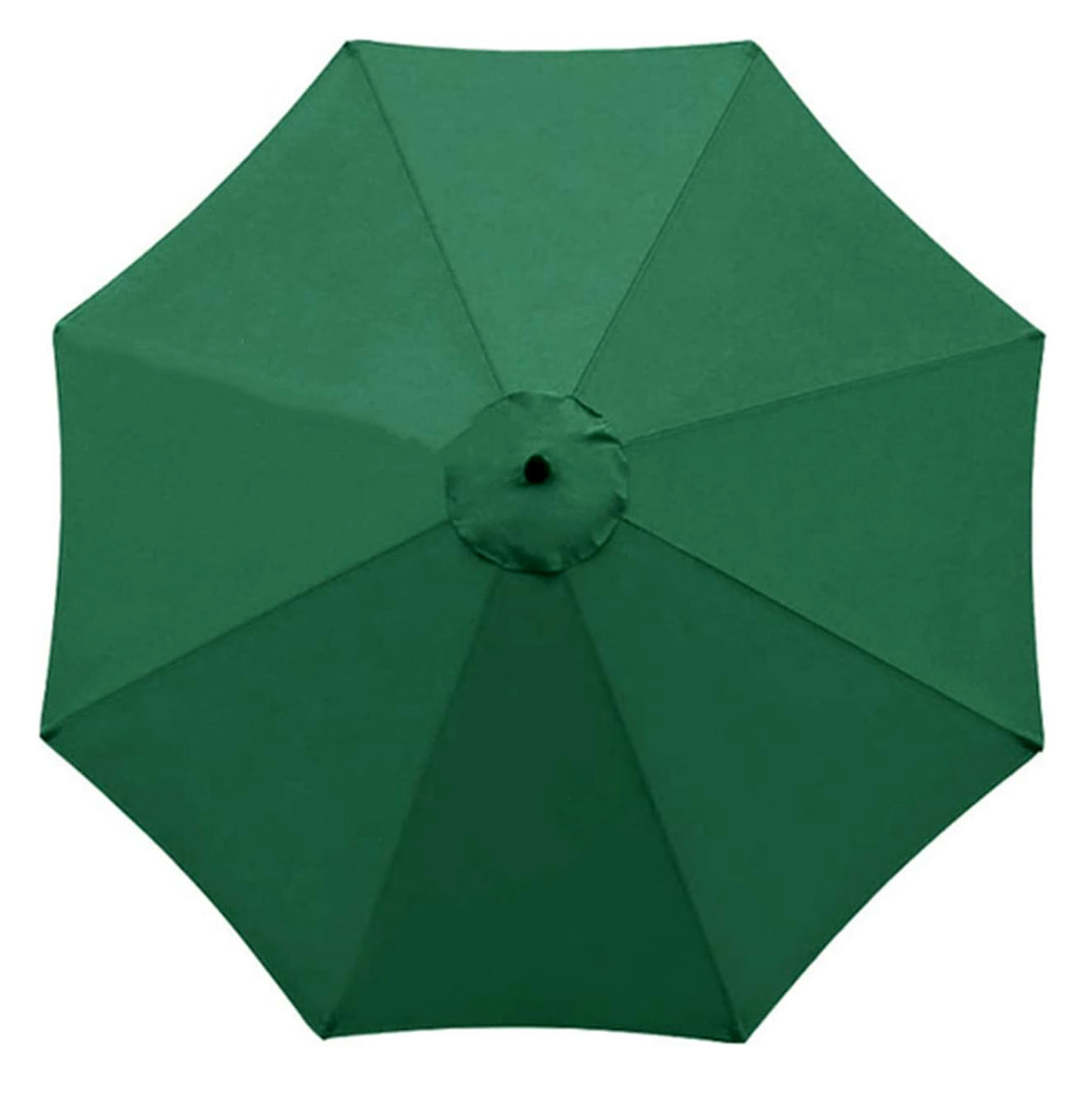 3m Patio Umbrella Replacement Cover 10ft 8 Ribs Large Outdoor Canopy (Green)