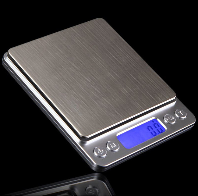 3kg / 0.1g Digital Precision Kitchen Platform Scale Stainless Steel 