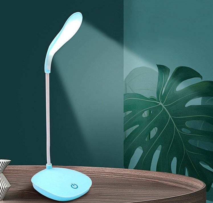 LED Eye-Protecting Flexi Light Desk Lamp (Blue)