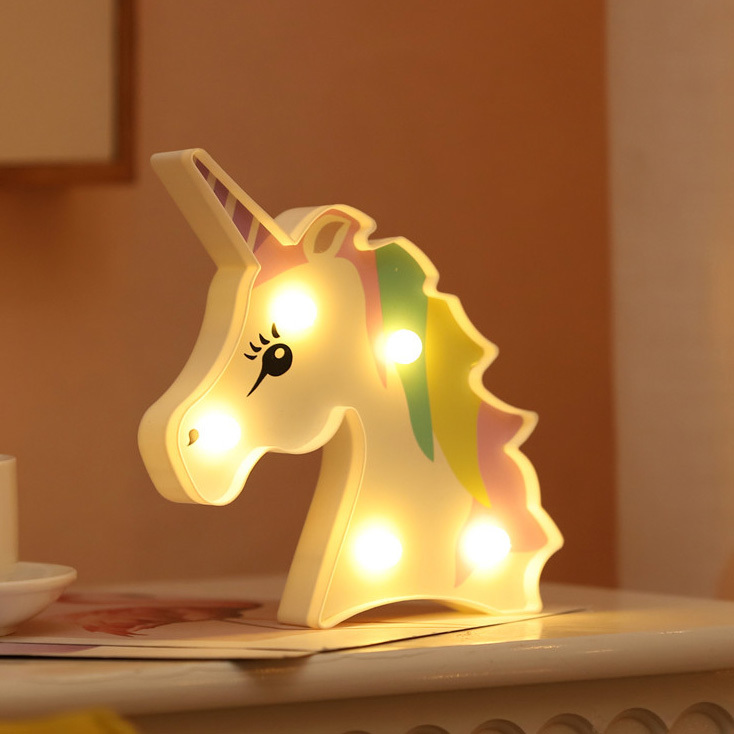 Flying Unicorn LED USB Nightlights Illusion Horse Touch Lampada da tavolo Lights with Remote Control for Children adulti/Party Decorazioni di compleanno 3D Unicorn Night Light per bambini 