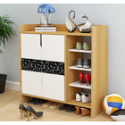 Avenue Deluxe Contemporary Wooden Shoe Storage Cabinet