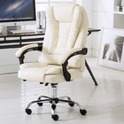 Apex Executive Reclining Office Chair (White/Cream)