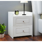 Paris Bedside Table / Chest of Drawers (White)