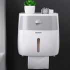 Bathroom Toilet Paper Holder Tissue Roll Dispenser Box with Drawer
