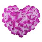 100 Wedding Bridal Flower Rose Petals (Ivory & Purple)