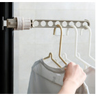Window Frame Mount Drying Rack Clothes Hook Hanger