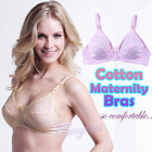 NEW Cotton Maternity Nursing Bra Breastfeeding Bras