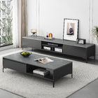 2-Piece Set Minimalist Large Coffee Table & TV Cabinet  