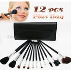 12PC Professional Makeup Brush Set with Case