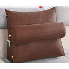 Paradise Adjustable Chair Seat Head Pillow & Back Lumbar Support Cushion (Mocha)