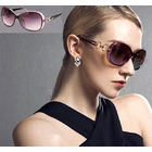 Polarized Ladies Sunglasses with Bonus Case (Purple)