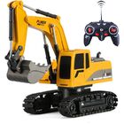 Remote Control Excavator Construction Tractor RC Alloy Toy Truck